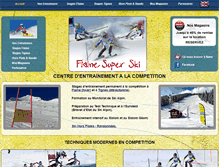 Tablet Screenshot of flainesuperski.com